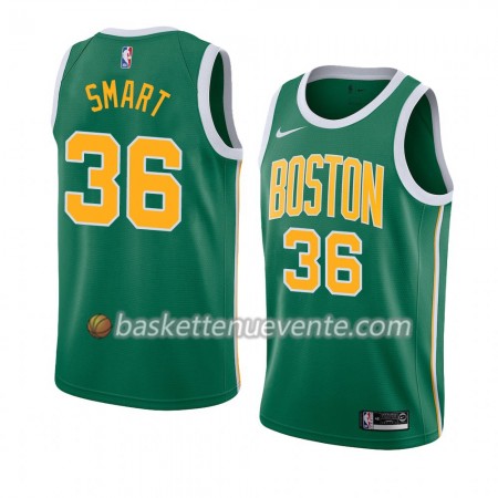 Maillot Basket Boston Celtics Marcus Smart 36 2018-19 Nike Vert Swingman - Homme